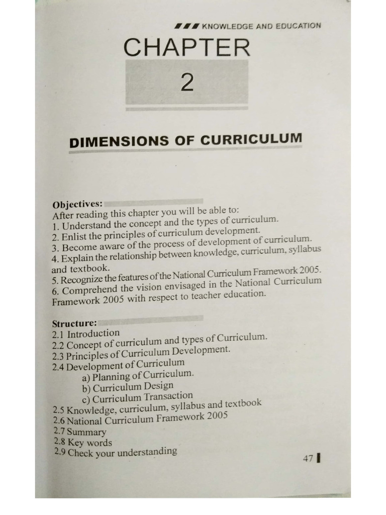 BED23301 Knowledge and Curriculum and Language Across Curriculum Unit 1 ...
