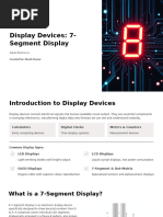 Tinkercad 7 Segment Display Guide | PDF