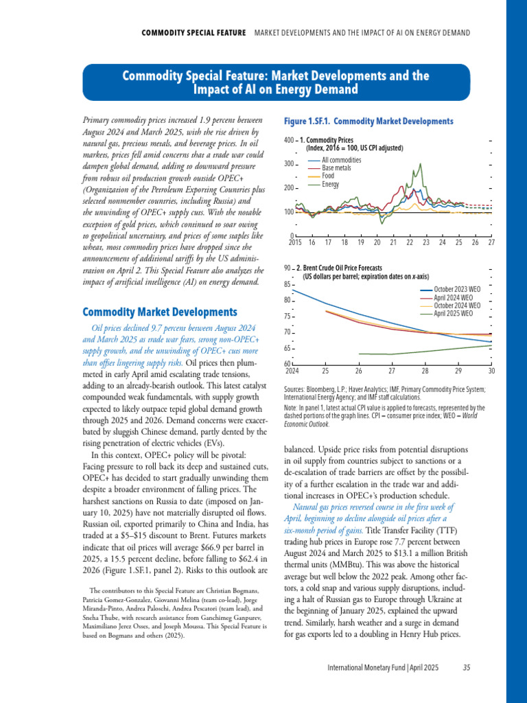 Commodity Special Feature | PDF | Renewable Energy | Electricity Generation