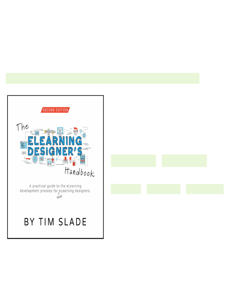 eLearning Designers Handbook 2nd Edition The digital download | PDF