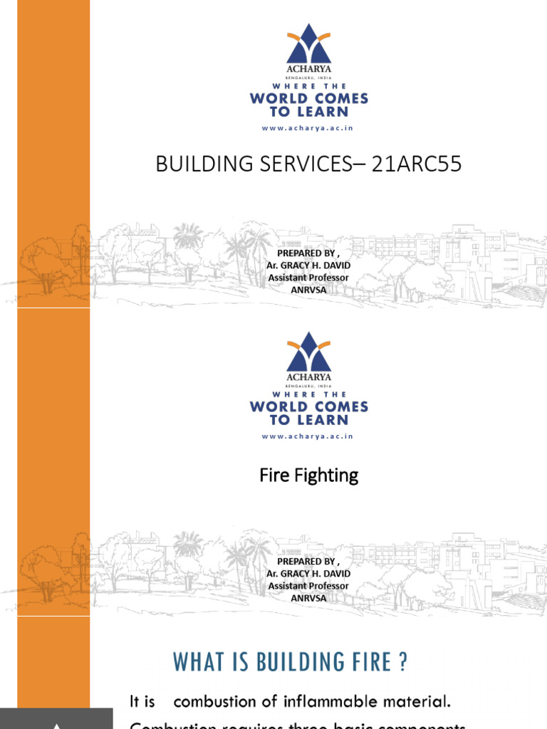 Fire Fighting Services Module 4 | PDF