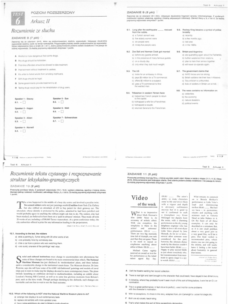 Test 6 Listening | PDF