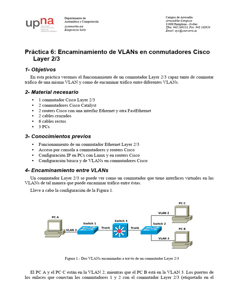 Practica 6 | PDF | Conmutador de red | Redes