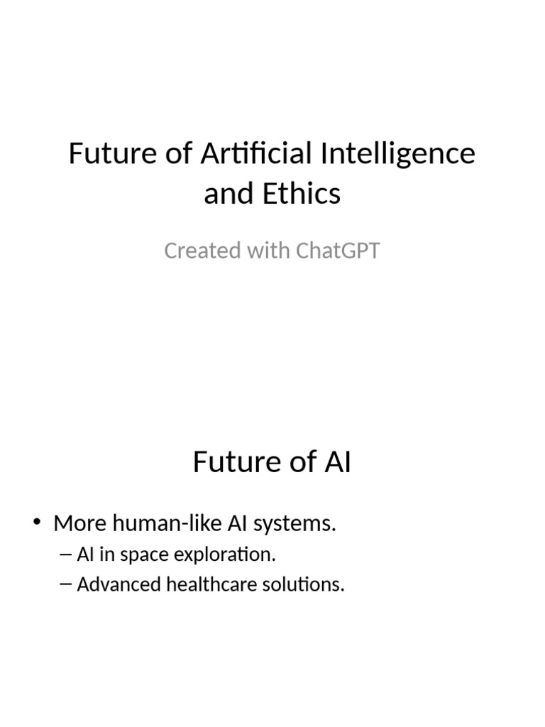 Future of AI and Ethics | PDF