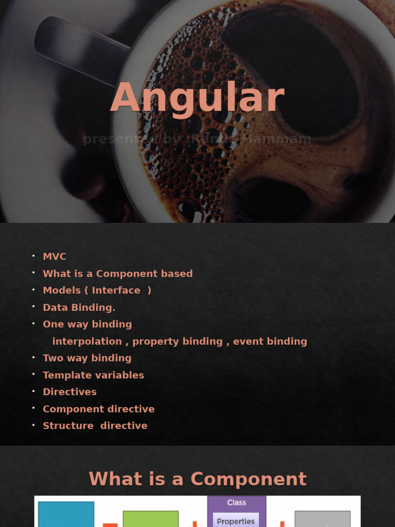Angular Components and Data Binding Guide | PDF