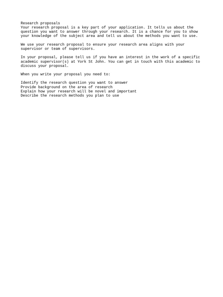Essential Guide to Research Proposals | PDF
