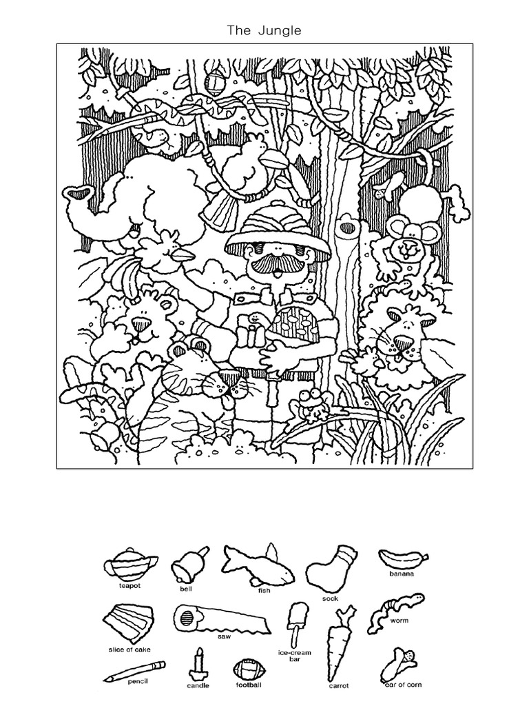Hidden Picture Puzzle Collection | PDF