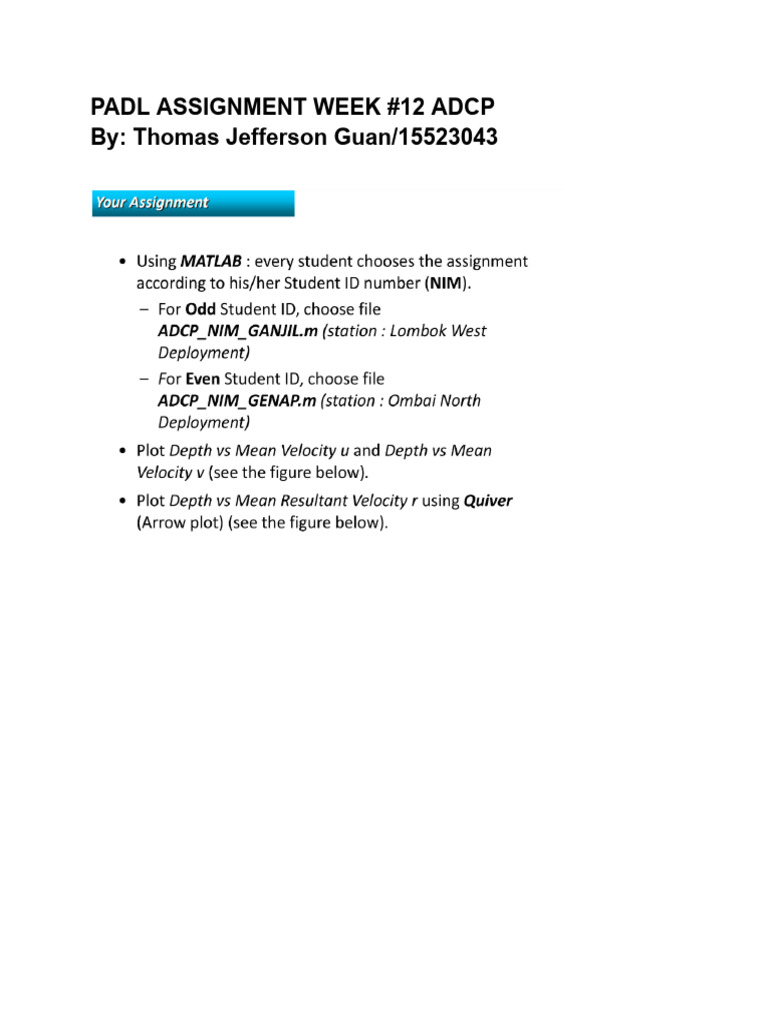 Padl Adcp Thomas j 15523043 | PDF