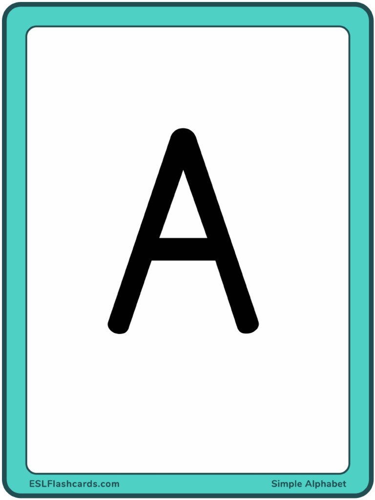 Simple Alphabet Large | PDF