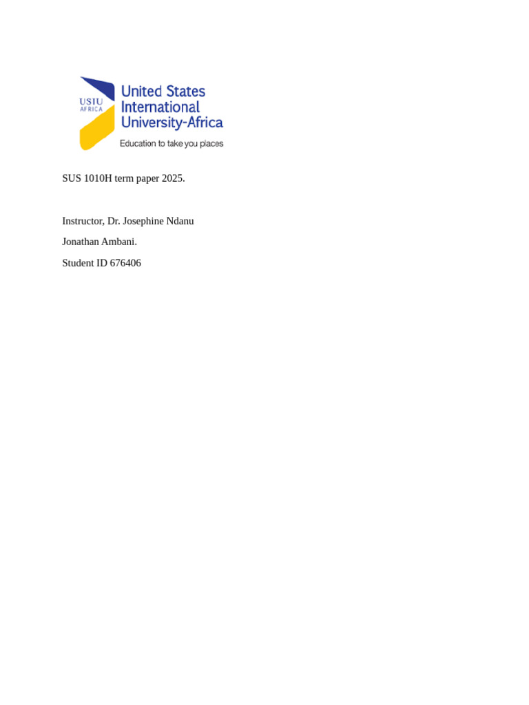 SUS 1010hH Term Paper | PDF | Learning | Motivational