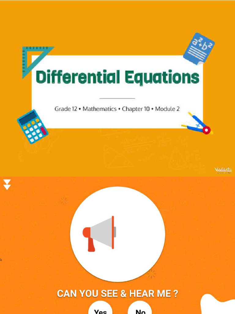 Differential Equations Study Guide | PDF