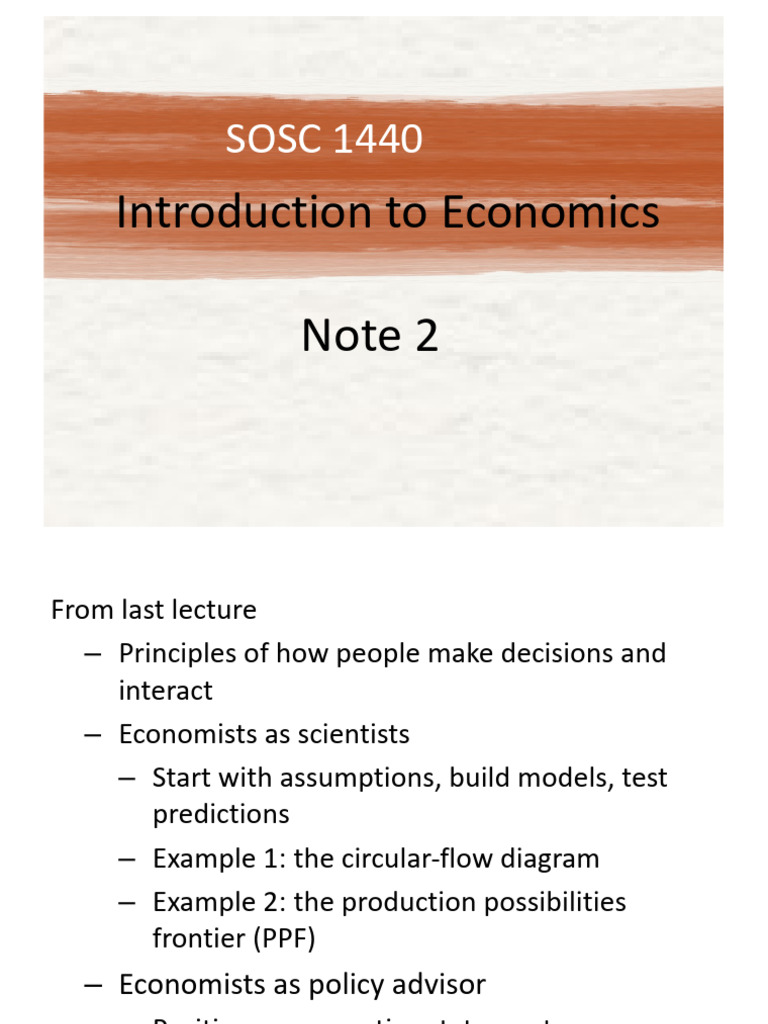 Economics: Interdependence & Trade Principles | PDF | Supply (Economics ...