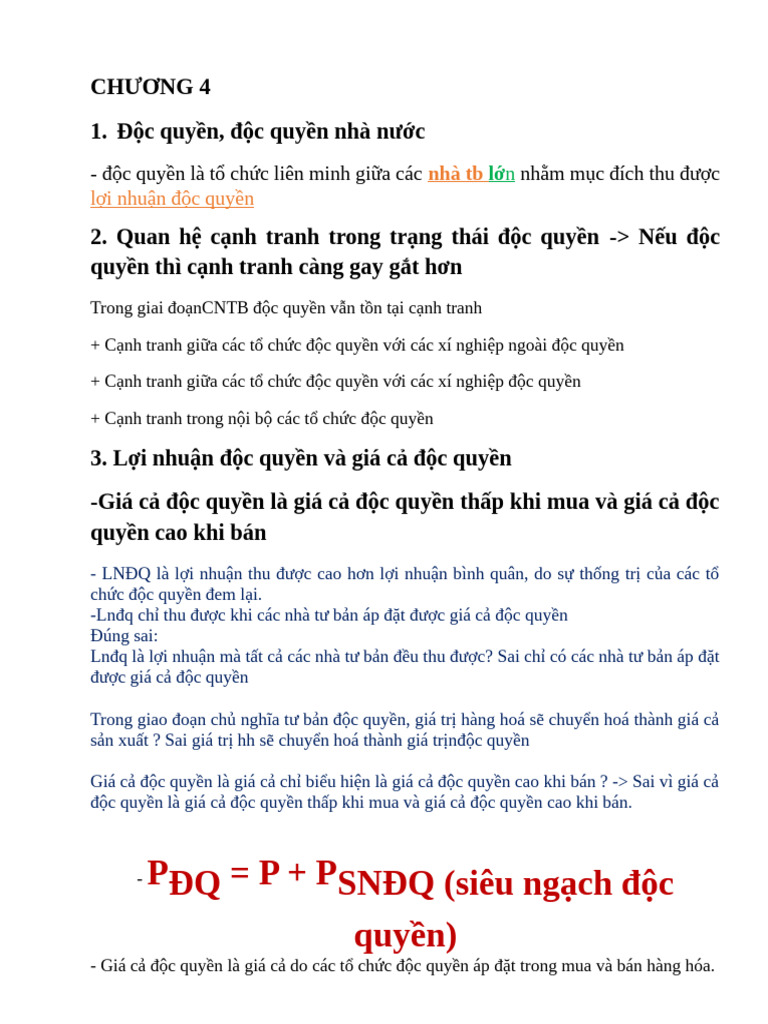KTCT Chương 4 | PDF