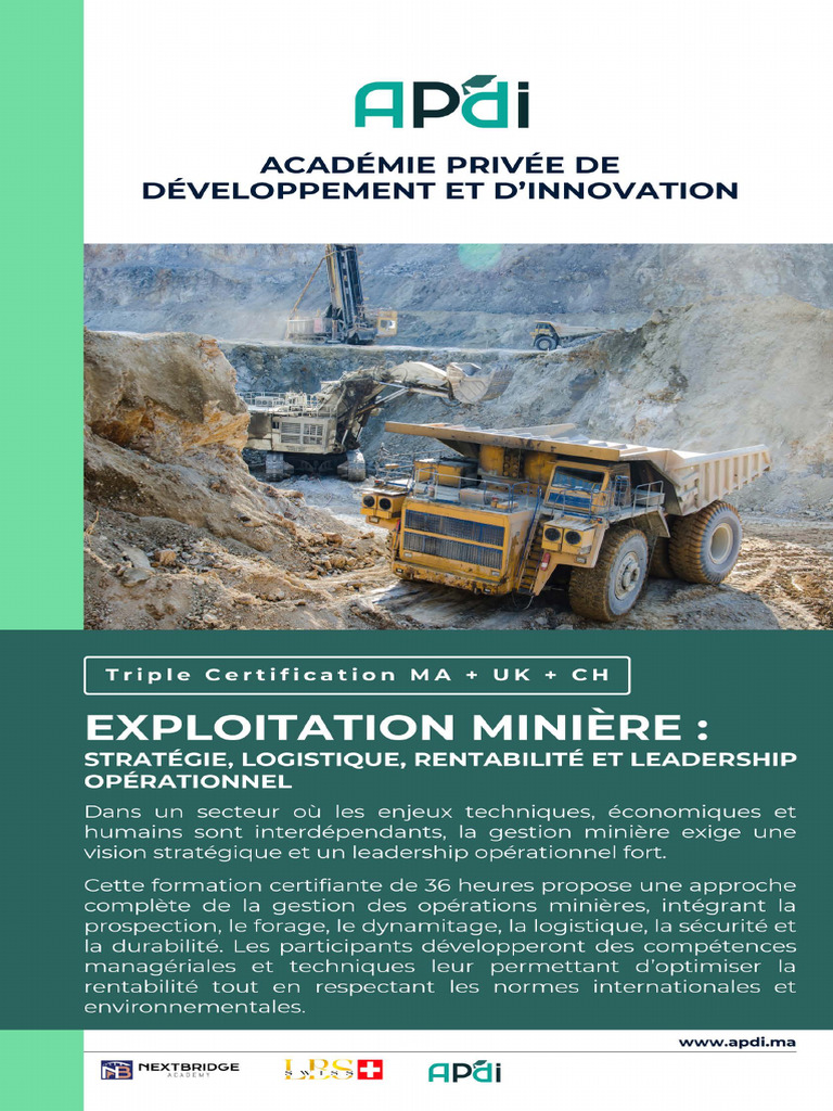 APDI Exploitation Minière | PDF