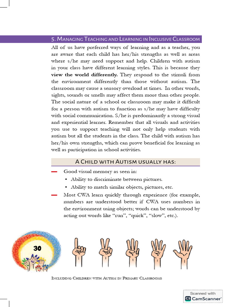 Including Children With Autism in Primar | PDF | Learning | Autism