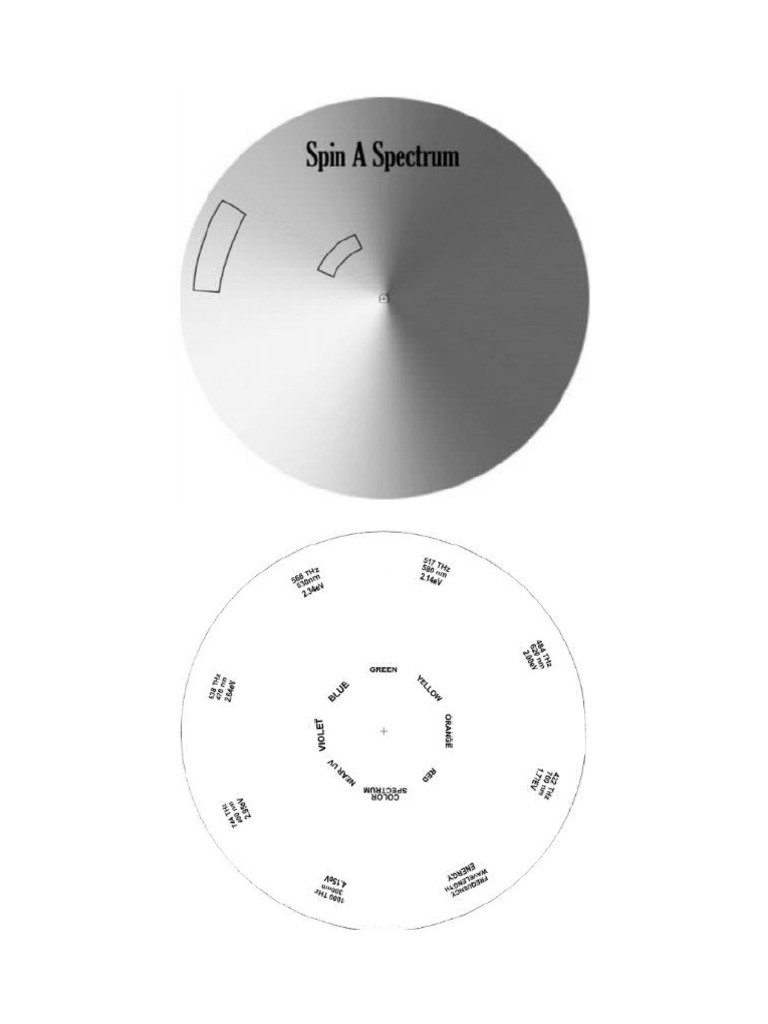 Color Spectrum Wheel Cutout | PDF