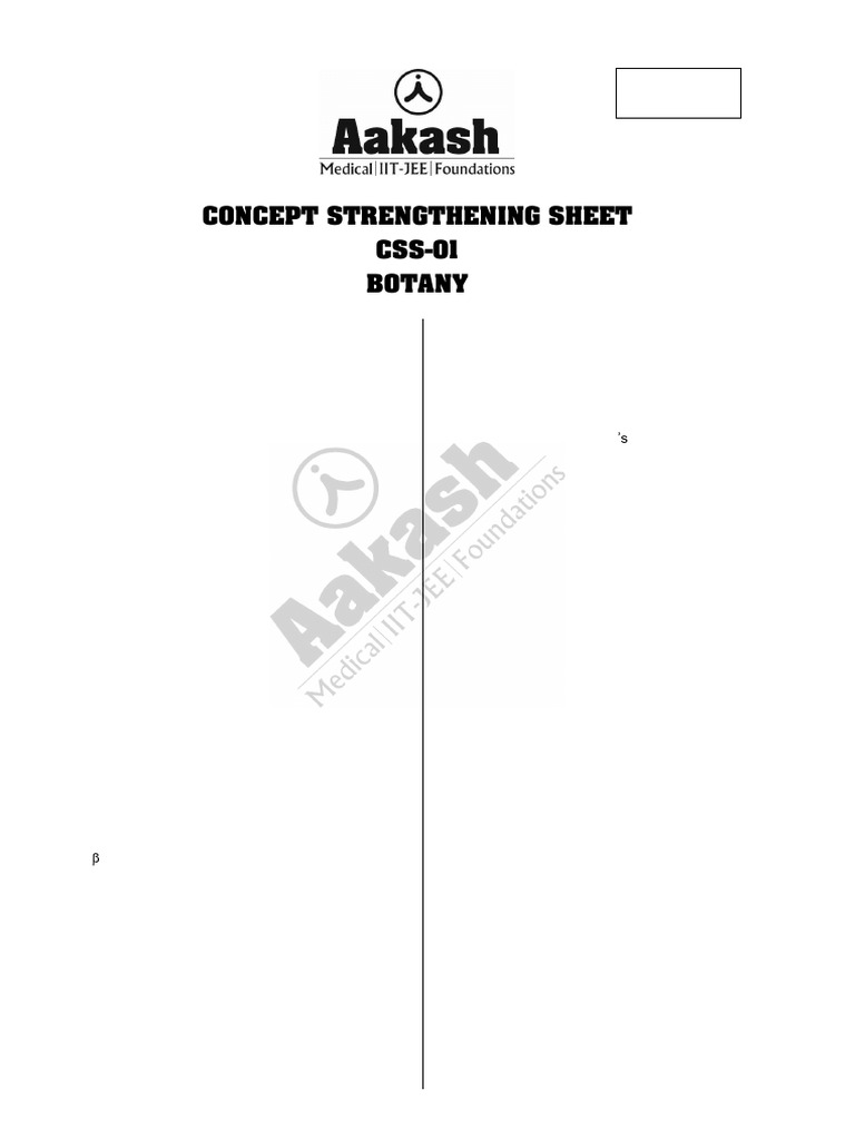 Concept Strengthening Sheet (CSS-01) Based on CST-01 & 02_(Code-A ...
