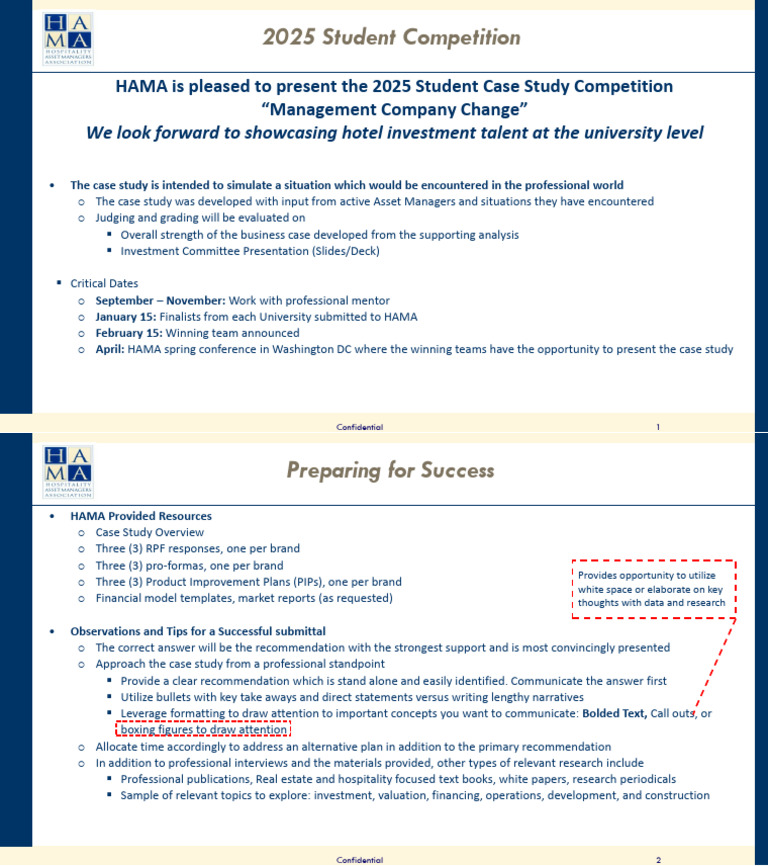 2025 Student Case Study Competition Guide | PDF