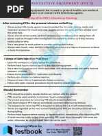 PPE Removal Sequence Guidelines | PDF | Personal Protective Equipment ...