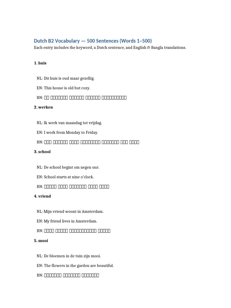 Dutch_B2_1-50 | PDF