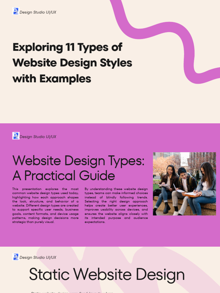 11 Website Design Styles Explained | PDF | Web Design | Websites