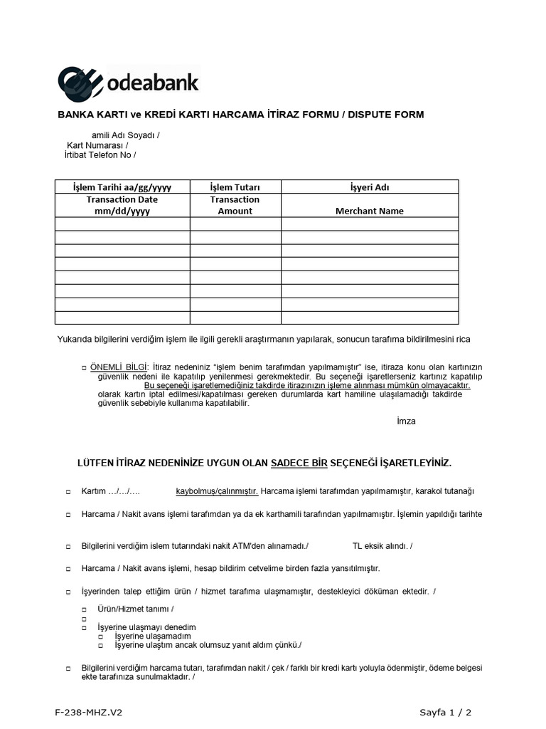 Odeabank | PDF