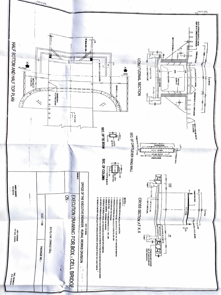 Box-Cell Bridge Execution Drawing | PDF