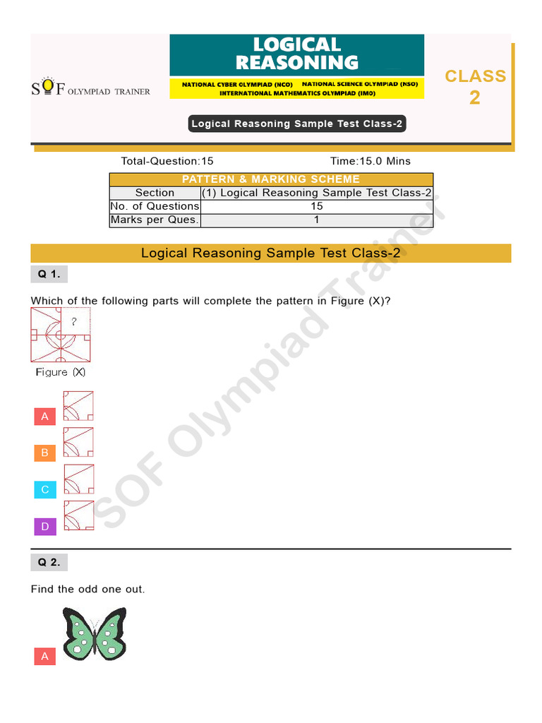 Logical Reasoning 3 | PDF | Elementary Mathematics | Geometry
