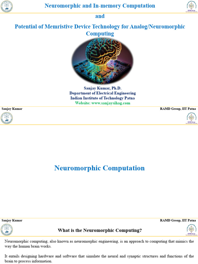 Neuromorphic Computing Insights and Advances | PDF | Long Term Potentiation