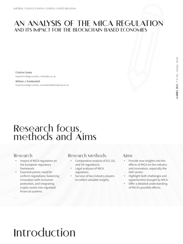 Mica Regulation | PDF | Cryptocurrency | Regulatory Compliance
