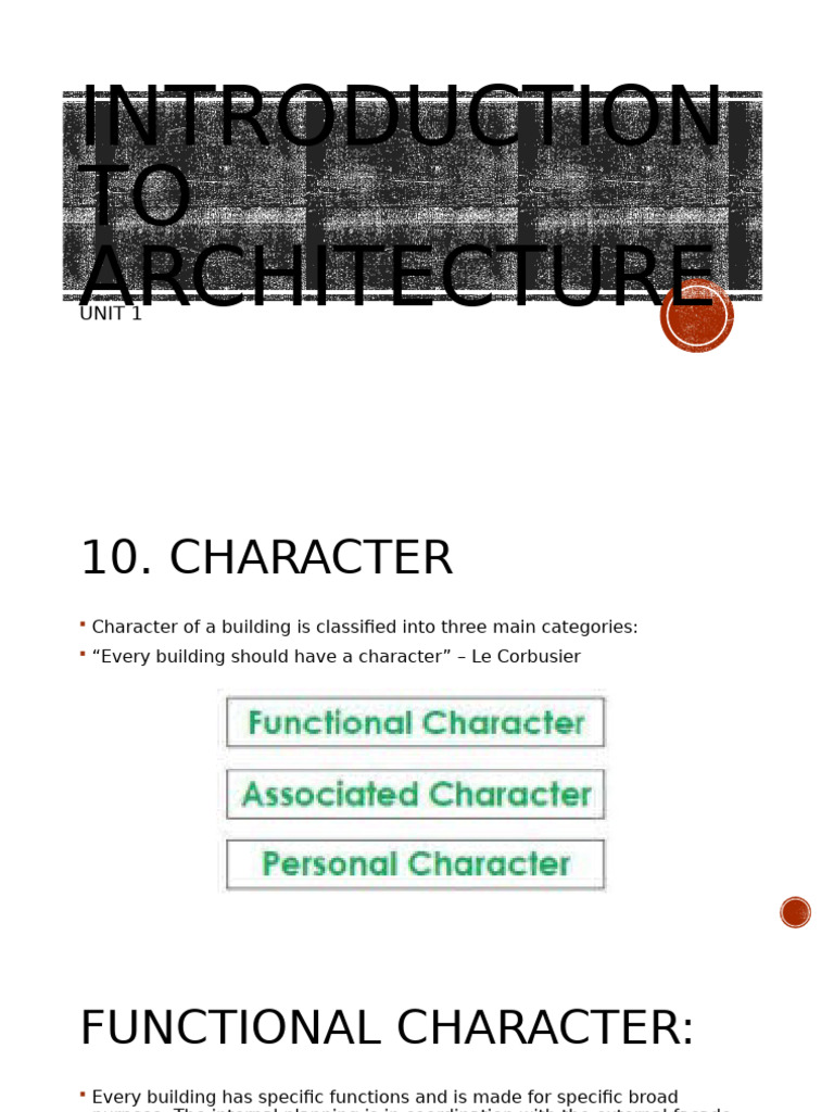 Understanding Building Character in Architecture | PDF | Building