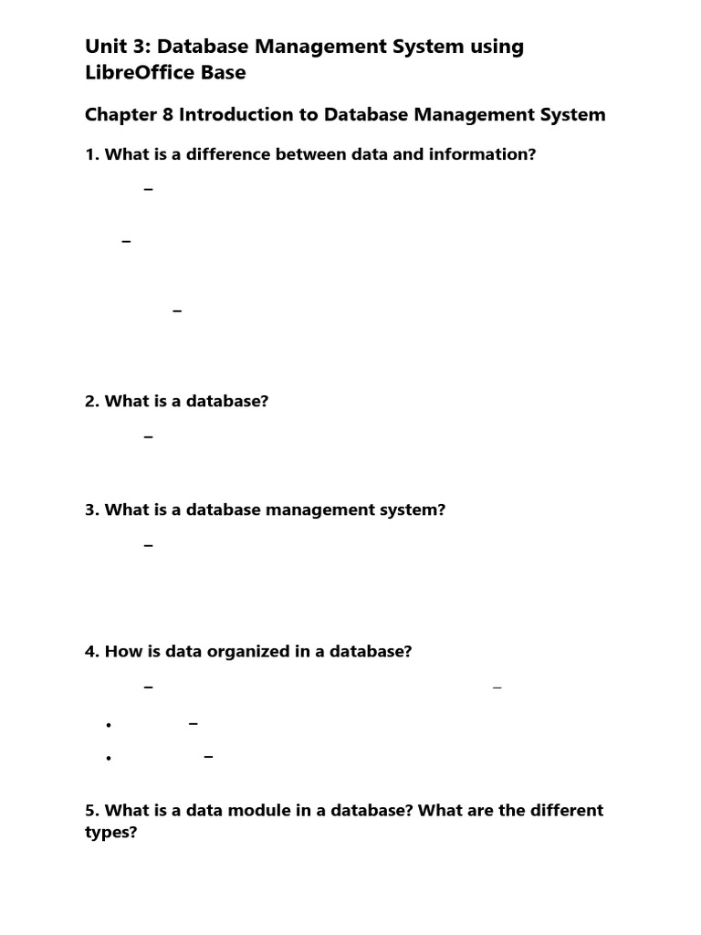 Database Management with LibreOffice Base | PDF | Relational Database ...