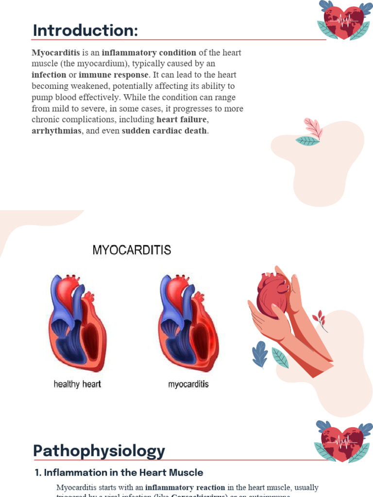 Understanding Myocarditis and Cardiomyopathy | PDF | Heart | Cardiac Muscle