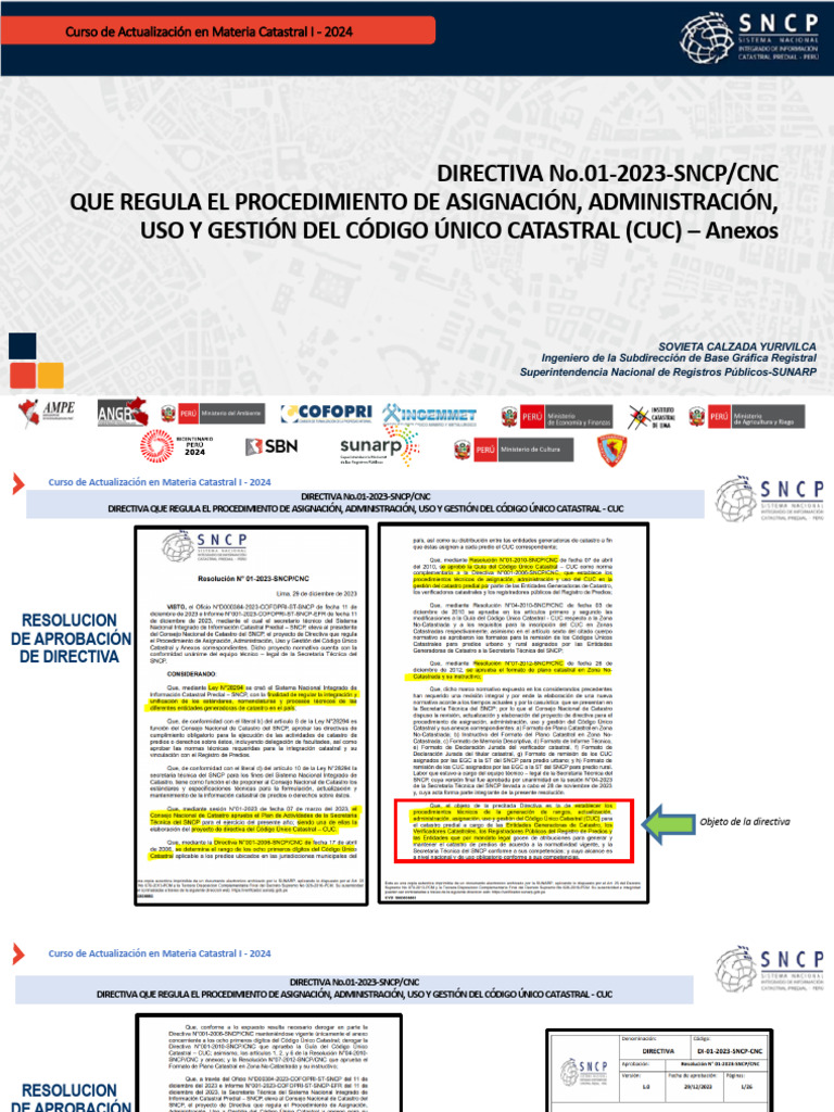 TEMA 3 TEMA Curso de Actualización en Materia Catastral I -ANEXO ...