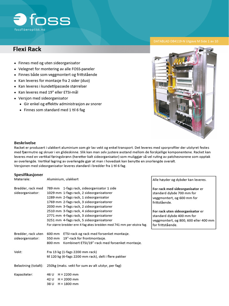 FOSS MP System Rack 19'' | PDF