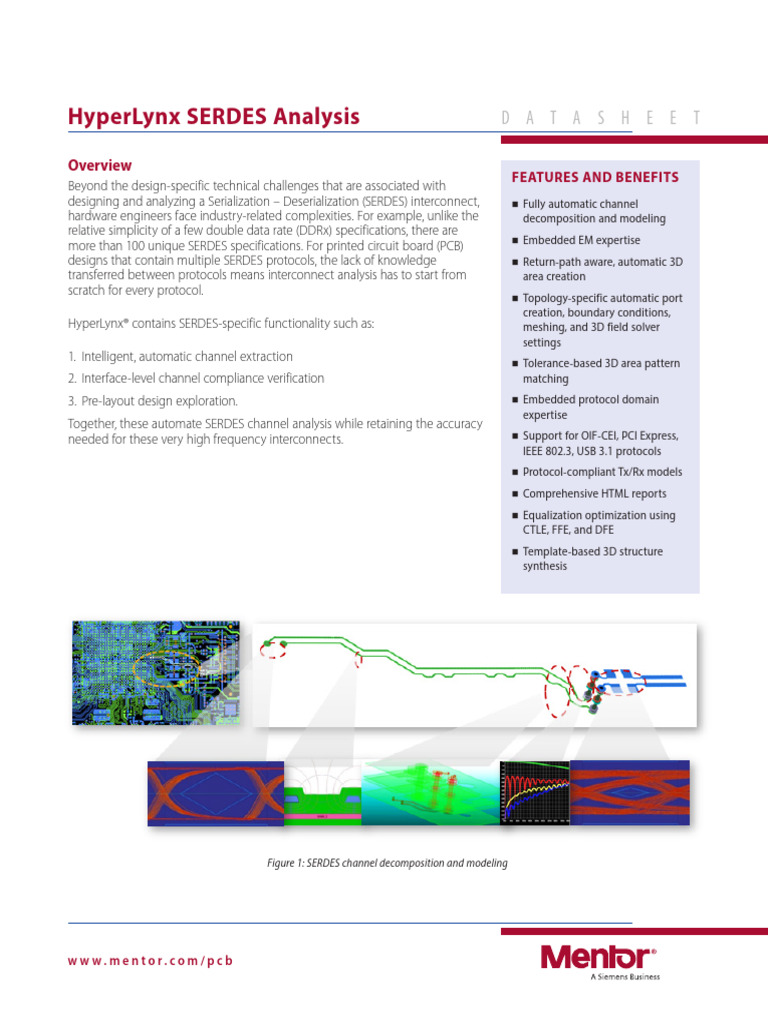 Hyperlynx Serdes Analysis | PDF | Usb | Computing