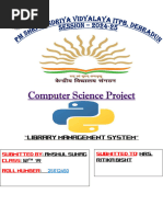 Library Management System Project 2024 | PDF | Software Engineering ...