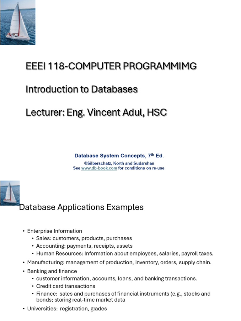 Database Systems Overview and Applications | PDF | Databases ...