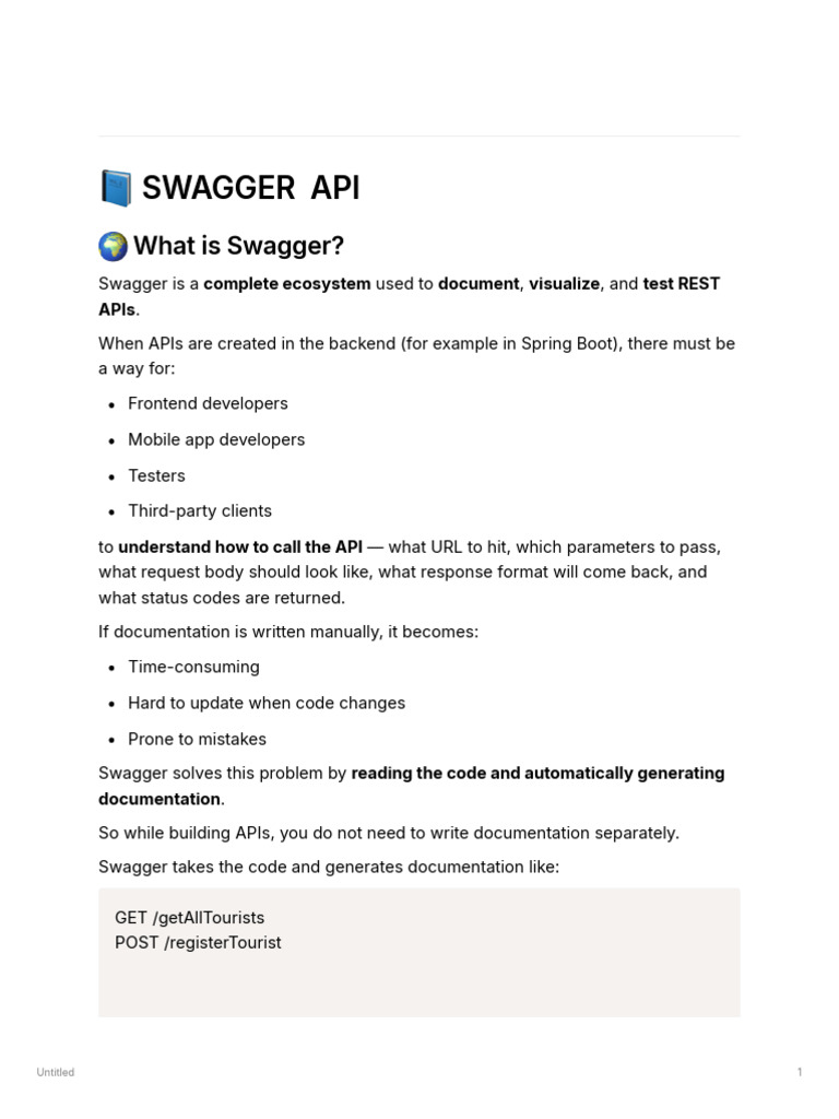 Springboot Day 77 Swagger 1764461100 | PDF | Software Testing ...