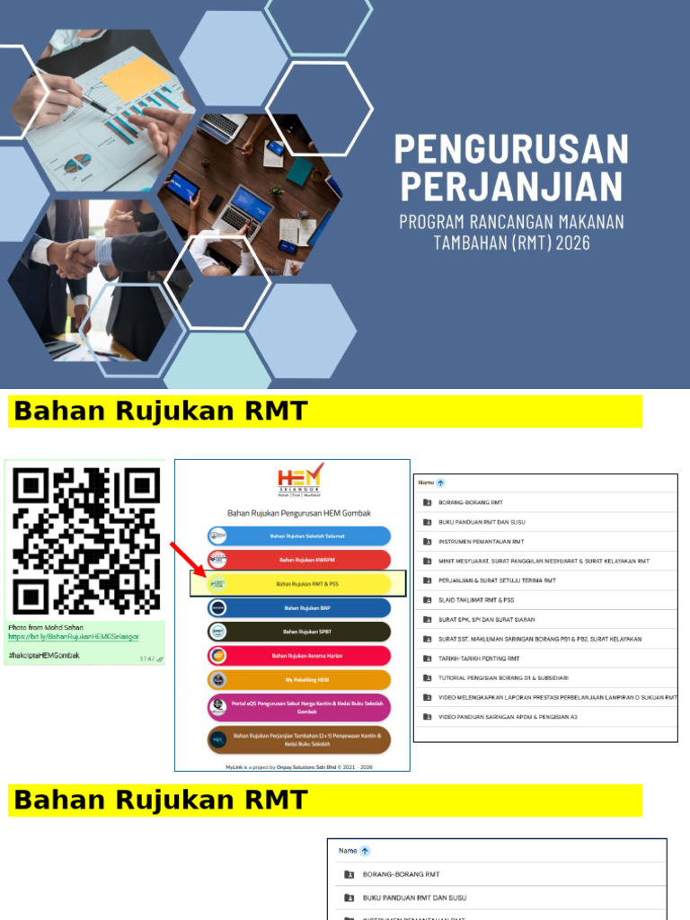 Panduan Melengkapkan Perjanjian RMT 2026 | PDF