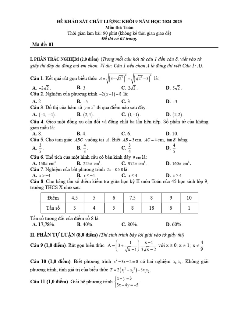 de Toan Lan 4 Ma de 01 | PDF