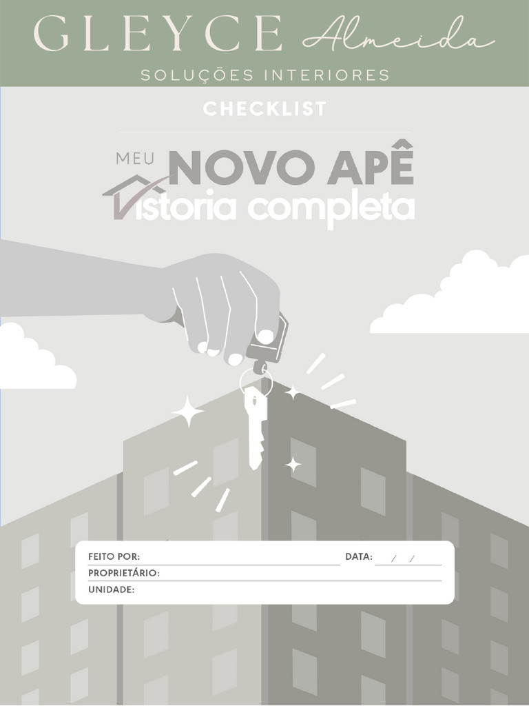 Checklist - Meu Novo Apê Vistoria Completa PDF | PDF