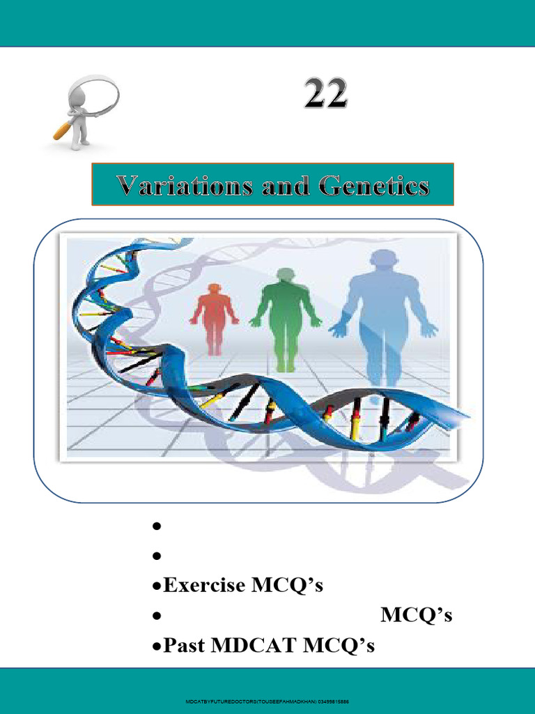 Biology Genetics Concepts for MDCAT | PDF | Dominance (Genetics) | Genotype
