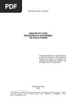 An-lise Do Livro Pedagogia Da Autonomia
