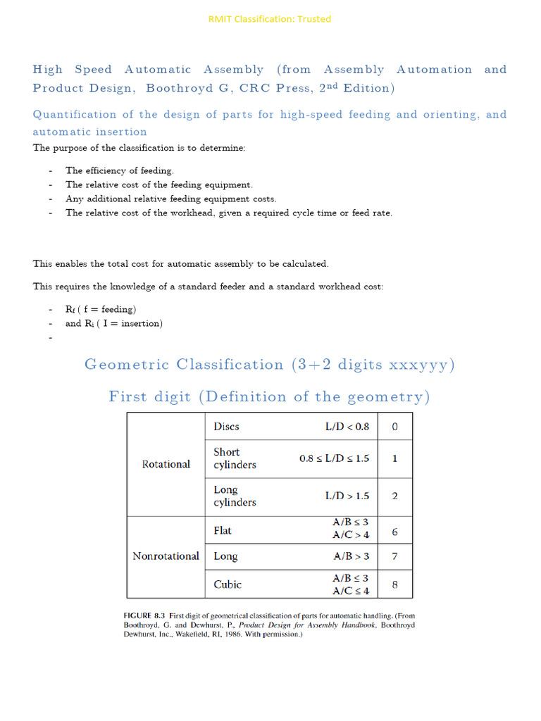 High-Speed Automatic Assembly Costs | PDF | Rotation | Symmetry