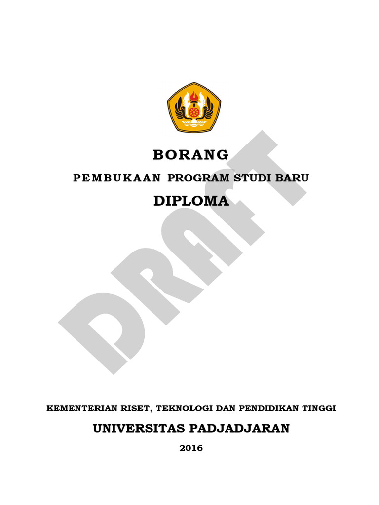 Pembukaan Program Studi Baru Diploma | PDF