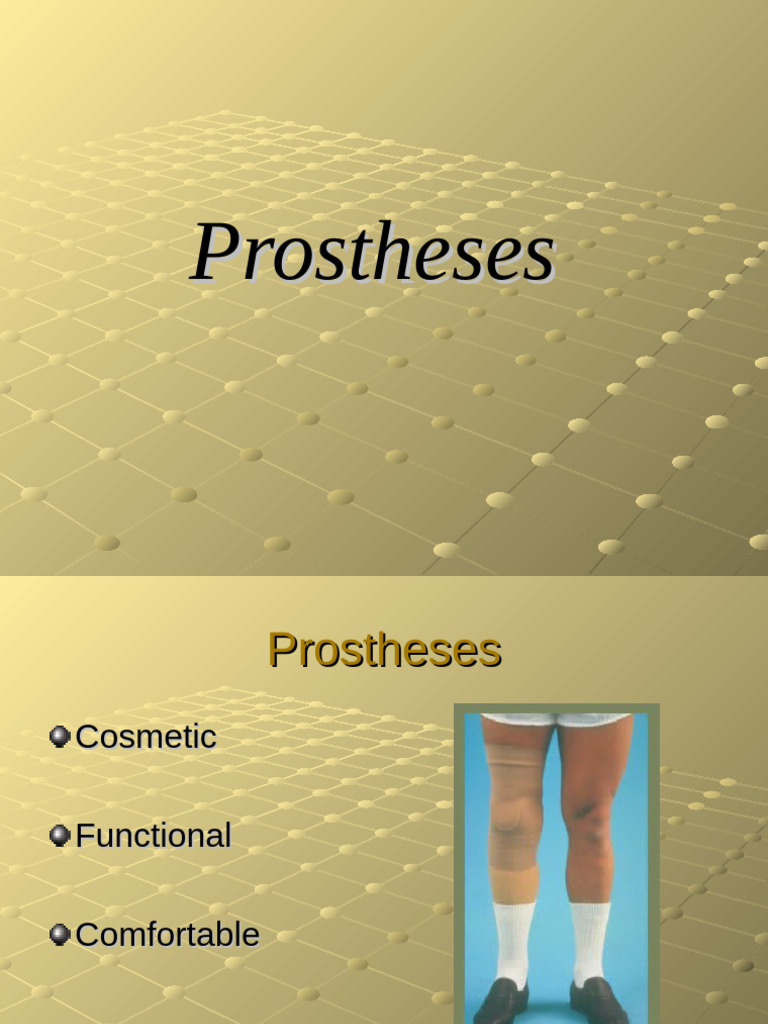 Prosthetics | PDF