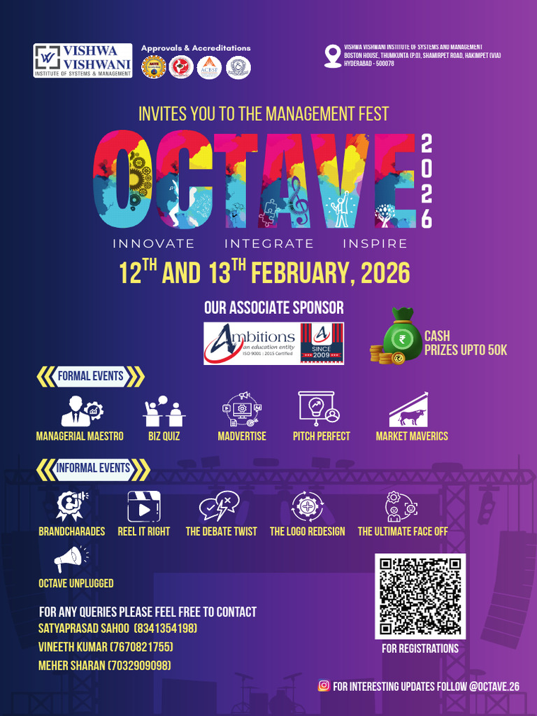 Management Fest 2026: Events & Prizes | PDF