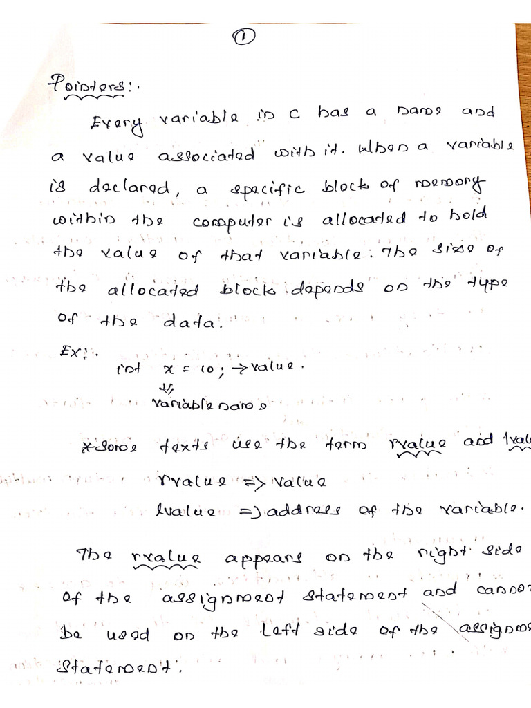 Unit 2 Pointers | PDF