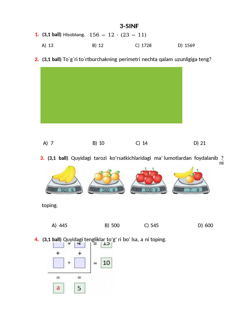 3-sinflar-uchun-misollar-pdf